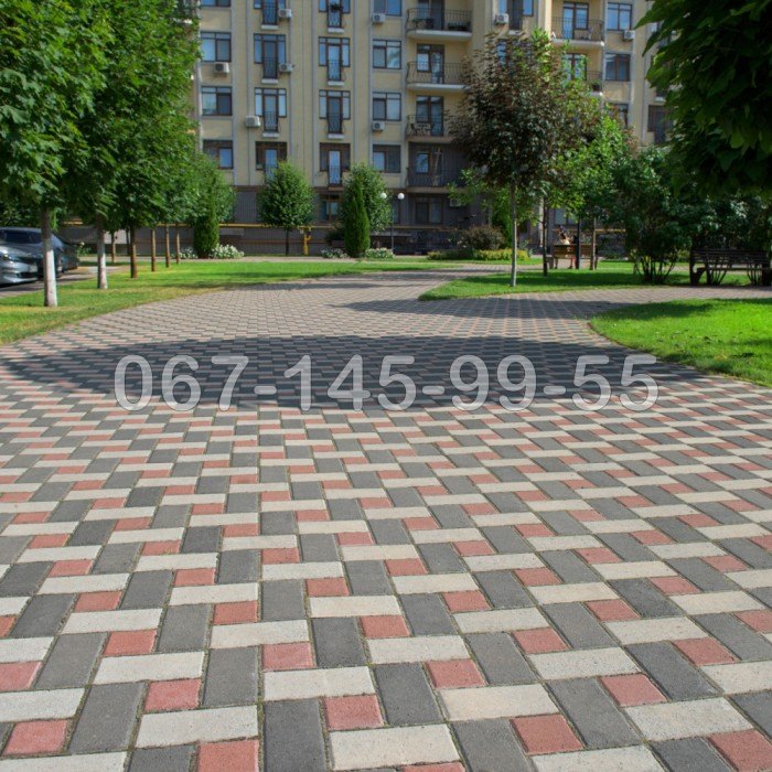 Тротуарна плитка Цеглинка (9) Тротуарна плитка Цеглинка (9)